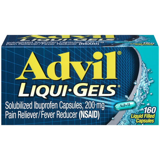 Advil Liqui-Gels Pain Reliever/Fever Reducer Liquid Filled Capsules - Ibuprofen (NSAID)