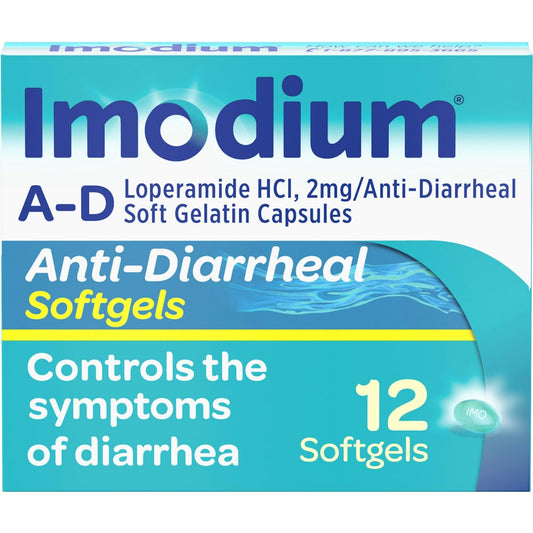 Imodium Anti Diarrheal  Softgels 12 Ct