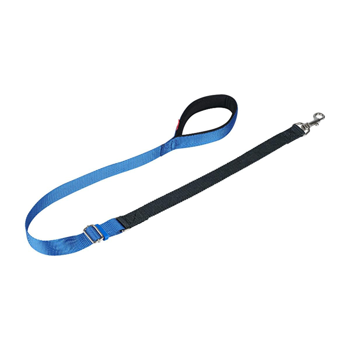 Doca Shock Absorbing Dog Leash - Comfortable Woven Fabric, Durable, Minimizes Strain, Blue Dog Leash