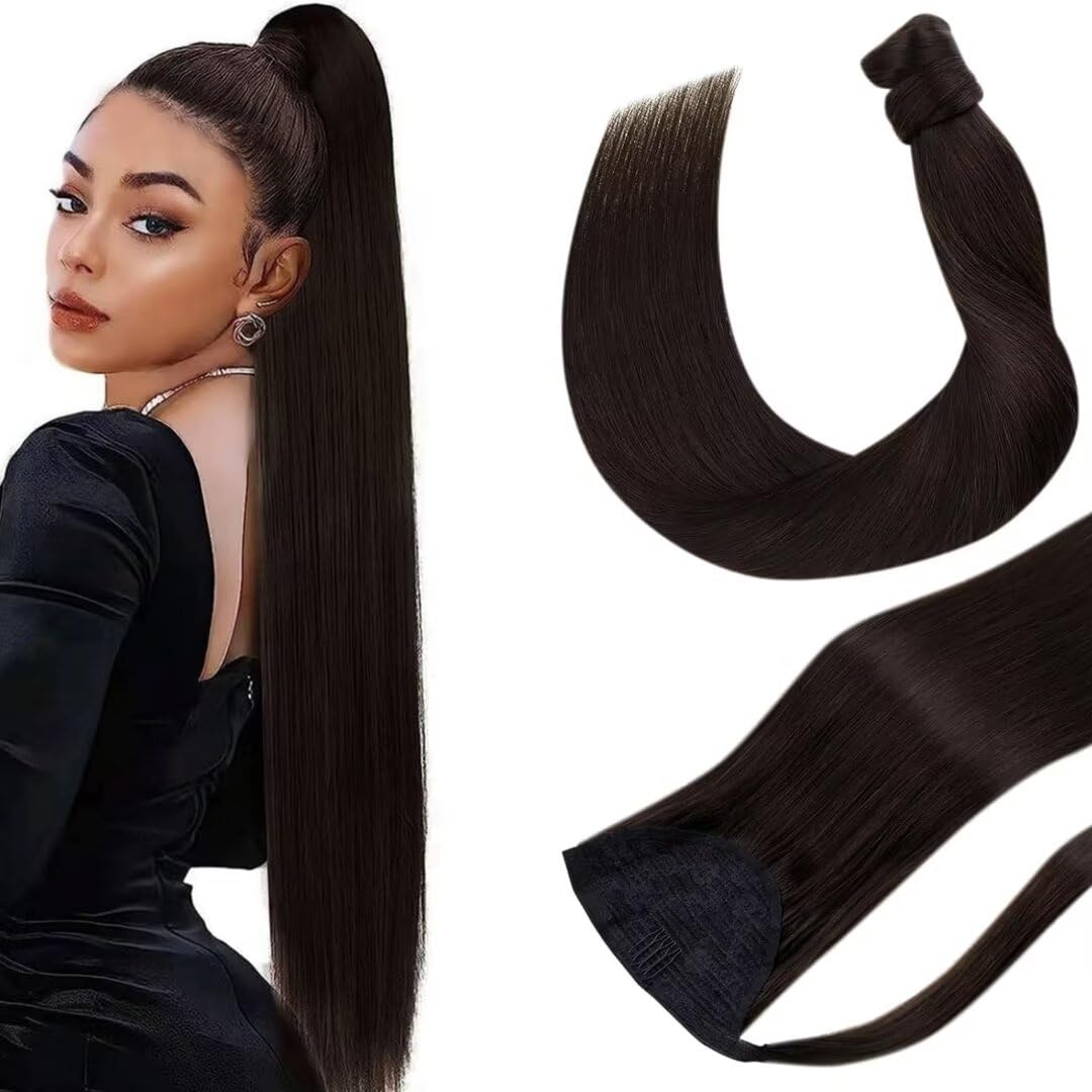 VIP Ponytail Silky 24" (100 Grams) 100% Human Hair Extension - Choose Color