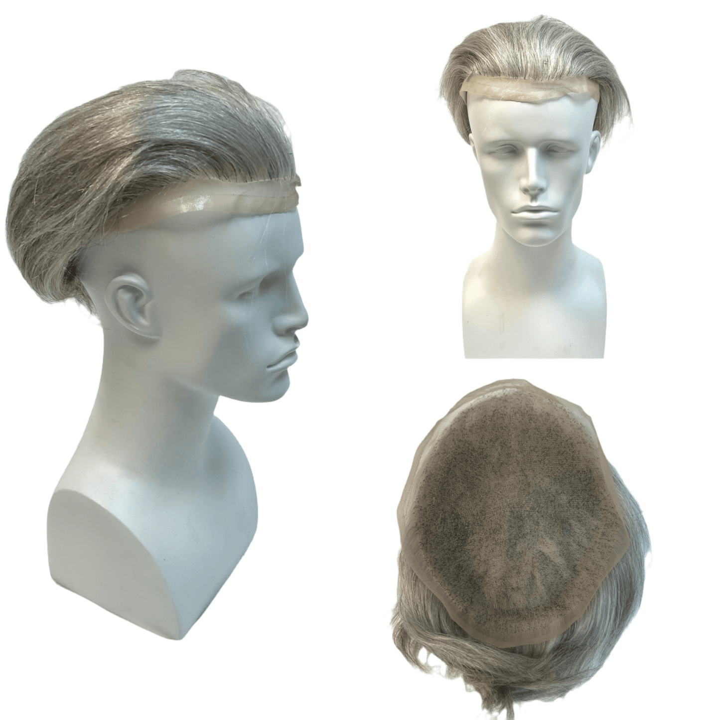 VIP Extensions Full Lace Toupee 100% Human Hair Hairpiece - Choose Color