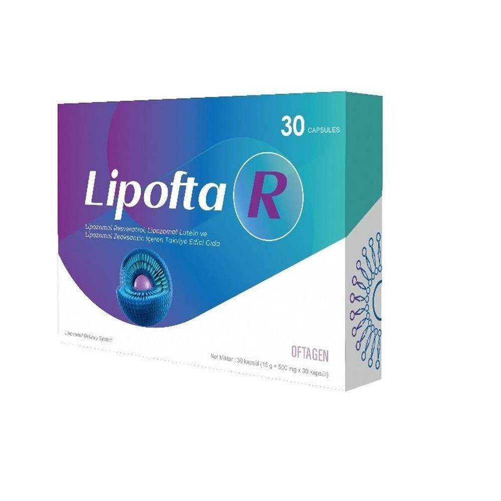 Lipofta - Resveratrol, Lutein & Omega 3 - 30 Capsules