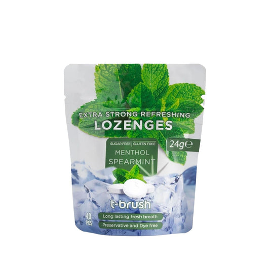 T-Brush Eucalyptus Mint Breath Freshener Pastilles - 40 Tablets, Oral Hygiene & Bad Breath Prevention