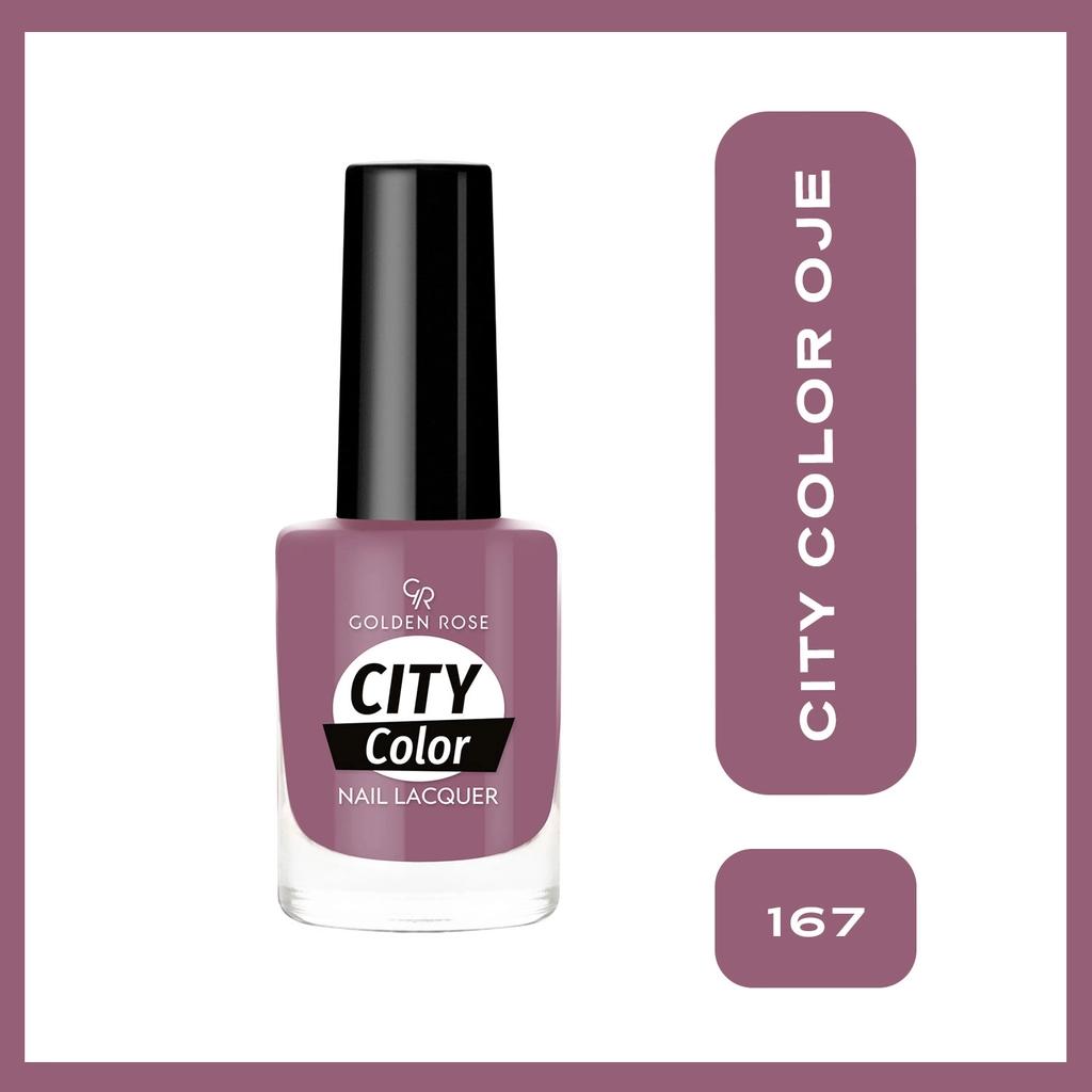 Golden Rose City Color Nail Lacquer High-Shine Shade 167