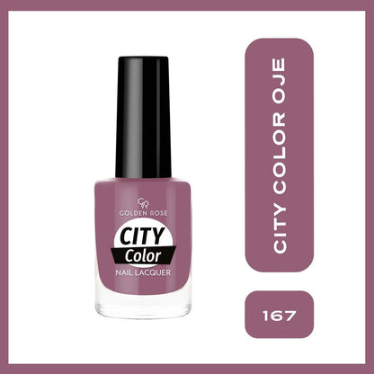 Golden Rose City Color Nail Lacquer High-Shine Shade 167