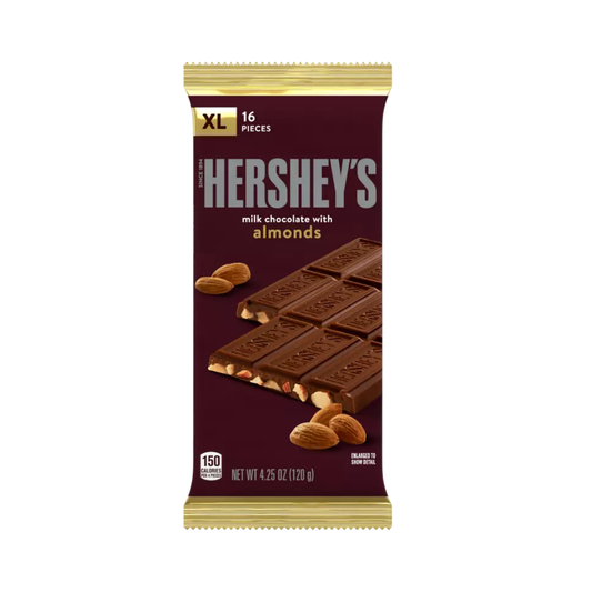 Hershey's Milk Chocolate with Almonds XL Candy Bar (4.25oz)