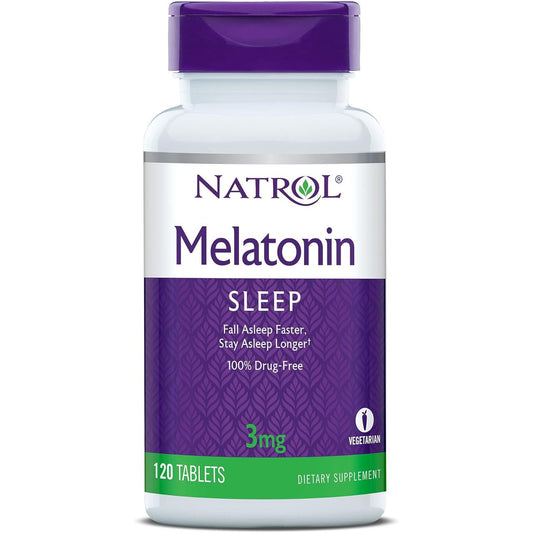 Natrol® Melatonin – 3 mg (120 Vegetarian Tablets)