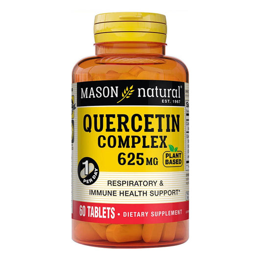 Mason Natural® Quercetin Complex 625 mg – Immune & Antioxidant Support (60 Tablets)