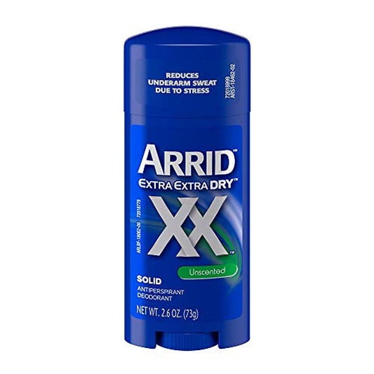 Arrid XX Extra Extra Dry Antiperspirant Deodorant - Unscented, 2.6 oz (73g) Stick