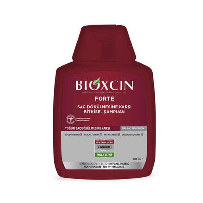 Bioxcin Forte Shampoo for Hair Loss - 10.14 fl oz - Herbal Hair Care for Strengthening