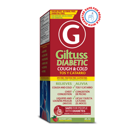 Giltuss Diabetic Cough & Cold Syrup (4oz)