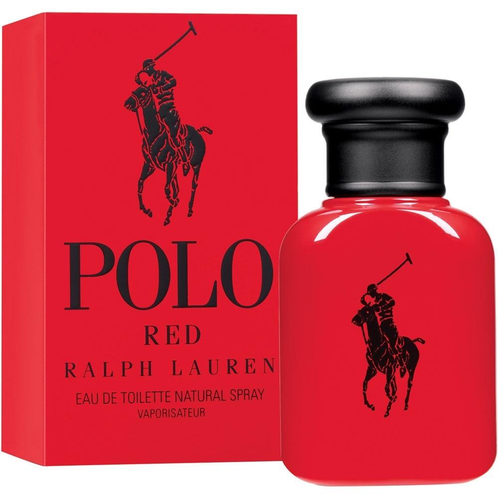 Ralph Lauren Polo Red Eau De Toilette Cologne for Men 4.2 Fl Oz