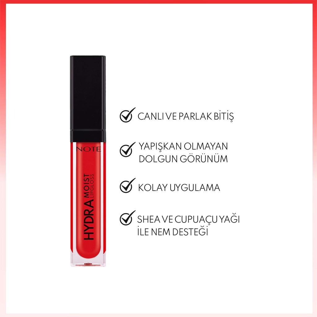Note Hydramoist Lipgloss 09 Heartbreaker Hydrating Shine