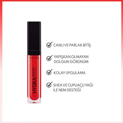 Note Hydramoist Lipgloss 09 Heartbreaker Hydrating Shine