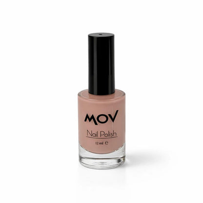 Mov Nail Polish No: 06 Light Brown - Glossy Finish 10ml