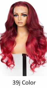 Black Wear and Go 24' Transparent Lace Front Wig Preplucked Brazilian Human Hair Body Wave Frontal