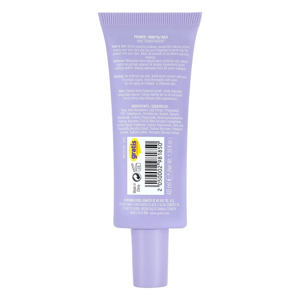 Beaulis Prep It Smoothing Makeup Primer Transparent
