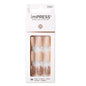 Impress Adhesive Nail Tips - PureFit Technology, 30 Count - Press-On Nails for Salon Quality at Home