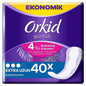 Orkid Extra Long Daily Sanitary Pads - 40 Count - Odor Control & Comfort