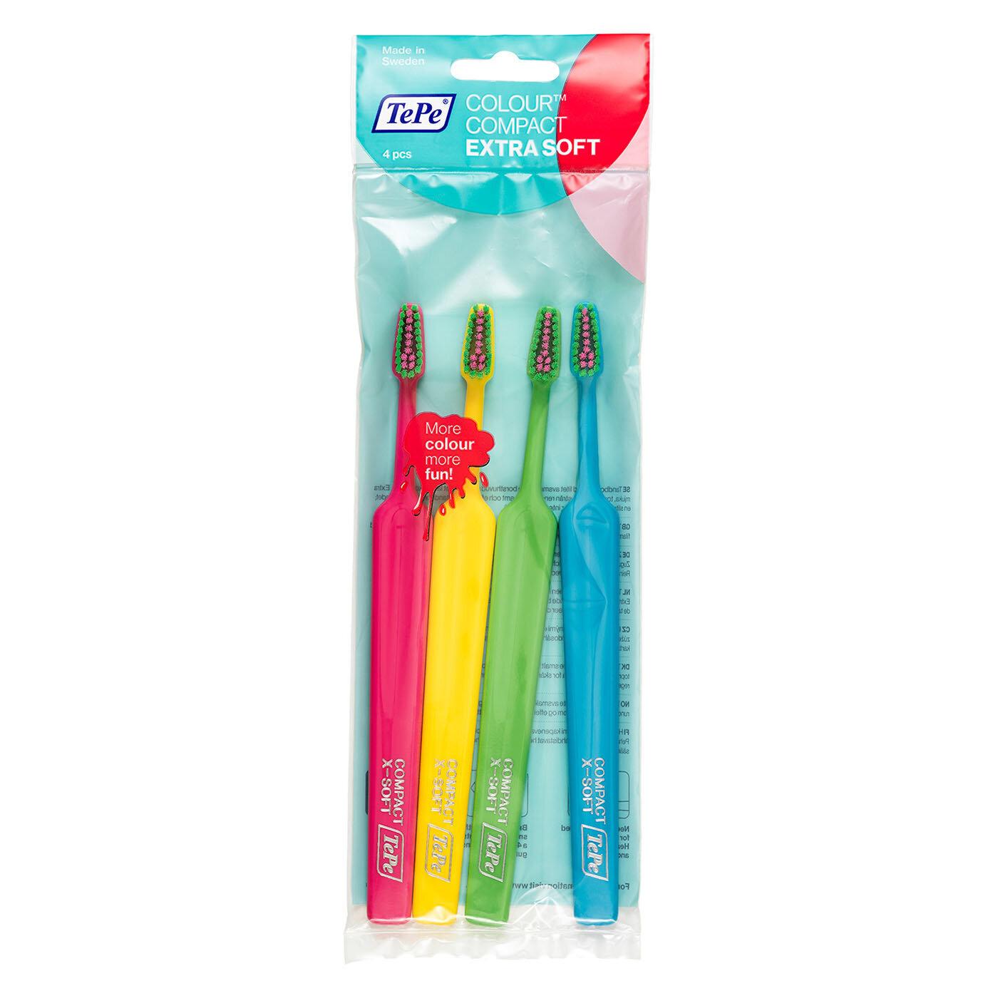 TePe Select Compact X-Soft Toothbrush 4-Pack