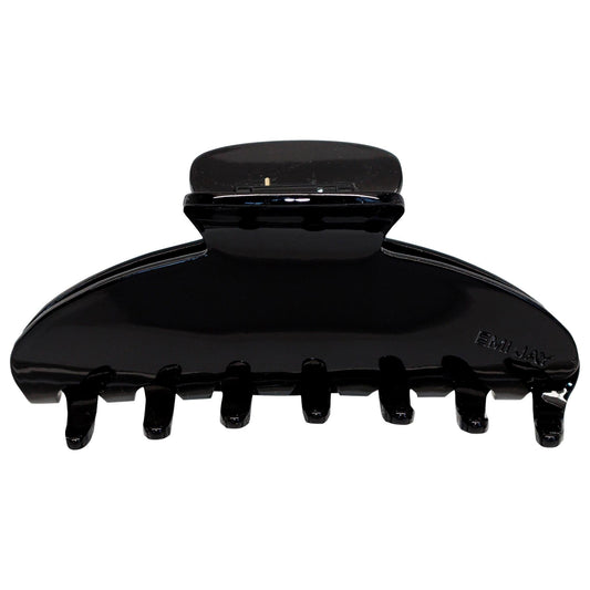 Emi Jay Big Effing Clip Hair Claw - Noir: Secure Hold for Thick, Curly Hair - Biodegradable, Large Hair Styling Accessory