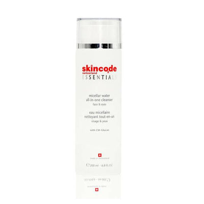 Skincode Micellar Water Cleanser - Gentle, All-in-One Facial Cleanser for Deep Cleansing - 200ml