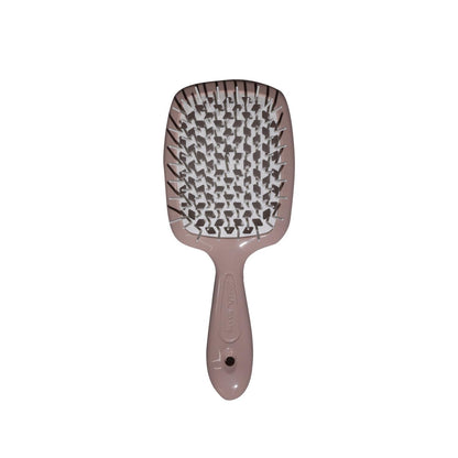 Janeke Superbrush Detangling Hair Brush Beige & White