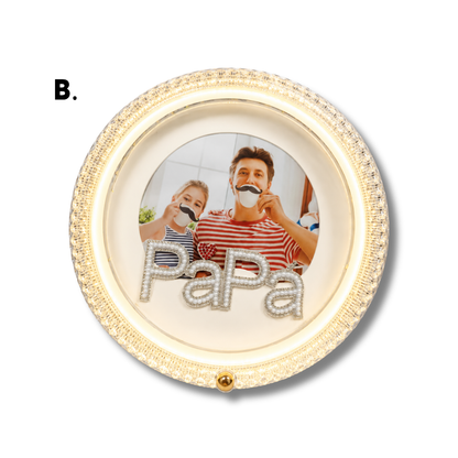 Marco para papá con luz