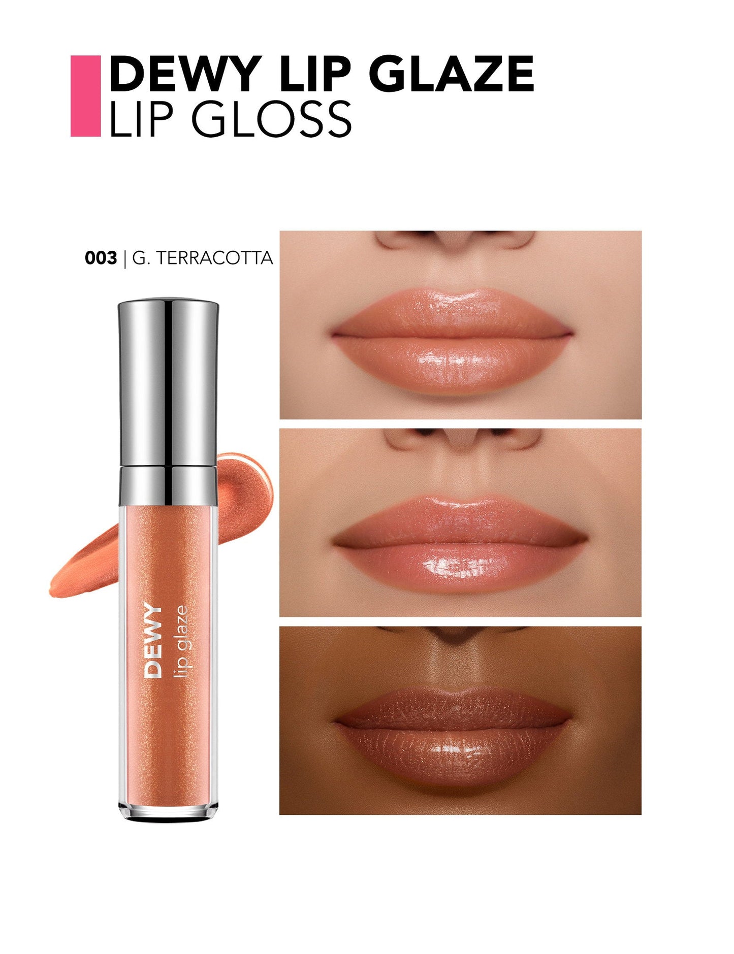Flormar Dewy Lip Glaze Plumping Lip Gloss 4.5ml