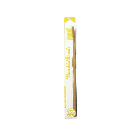 Humble Brush Bamboo Toothbrush Adult Soft Bristles - Eco-Friendly Oral Care