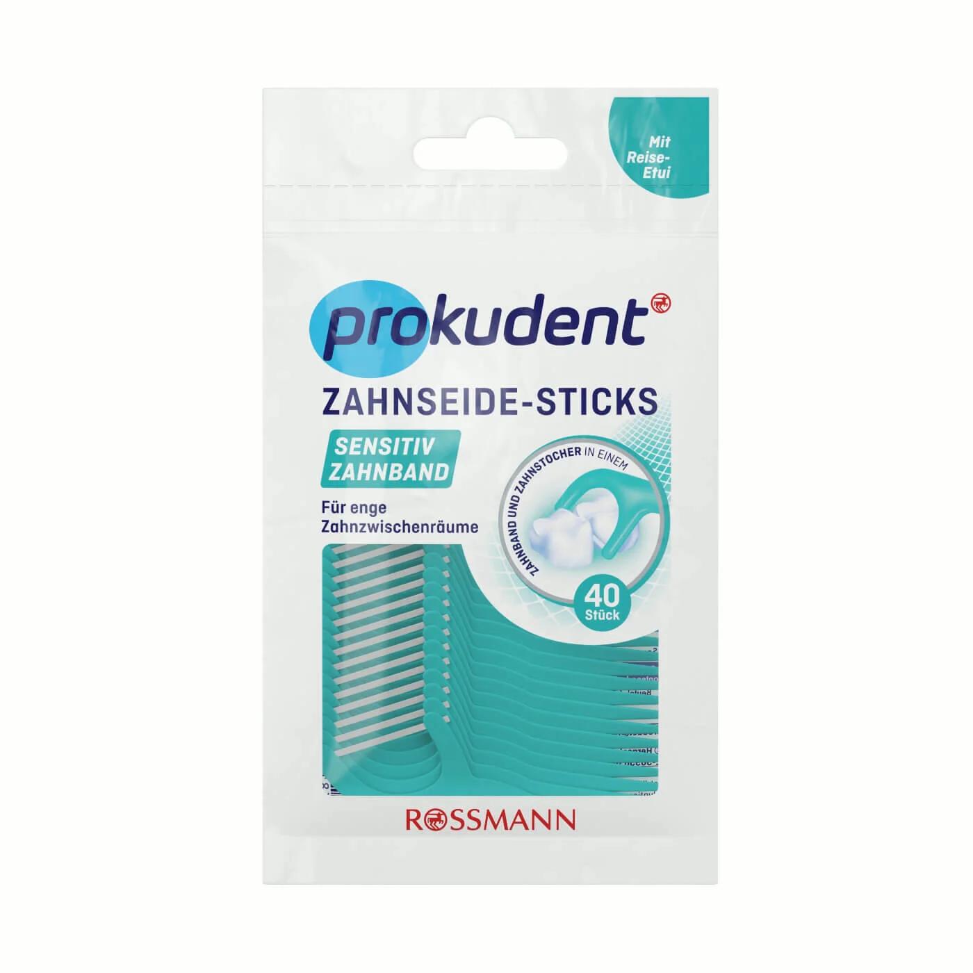 Prokudent Sensitive Floss Picks for Gentle Cleaning 40 Count