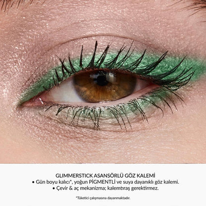 Avon Glimmerstick Retractable Eyeliner in Forest Green