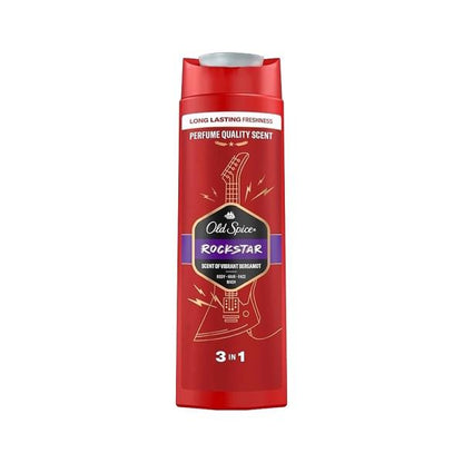 Old Spice Rockstar 3-in-1 Wash for Hair, Face & Body 400 ml