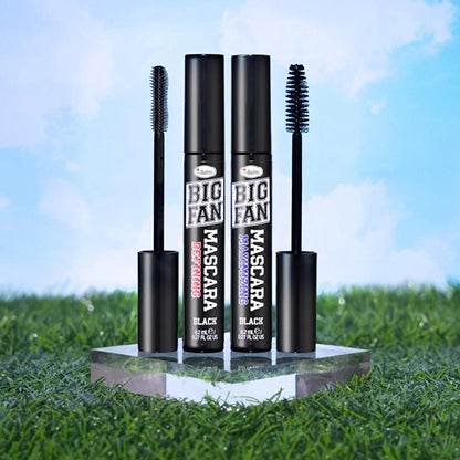 theBalm Big Fan Defining Mascara: Xtra-Lush Brush for Volumizing & Long-Lasting Eyelash Enhancement Ð Achieve Dramatic, Thick Lashes All Day.