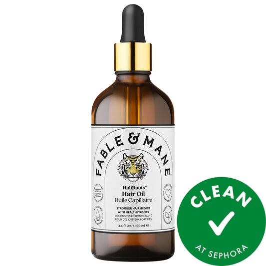 HoliRootsª Pre-Wash Hair Oil: Thinning Hair Treatment for Hair Growth | Vegan, Cruelty-Free Ayurvedic Scalp & Breakage Prevention