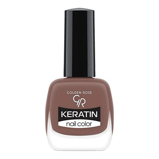 Golden Rose Keratin Nail Polish - Vibrant & Long-Lasting Color, No. 117