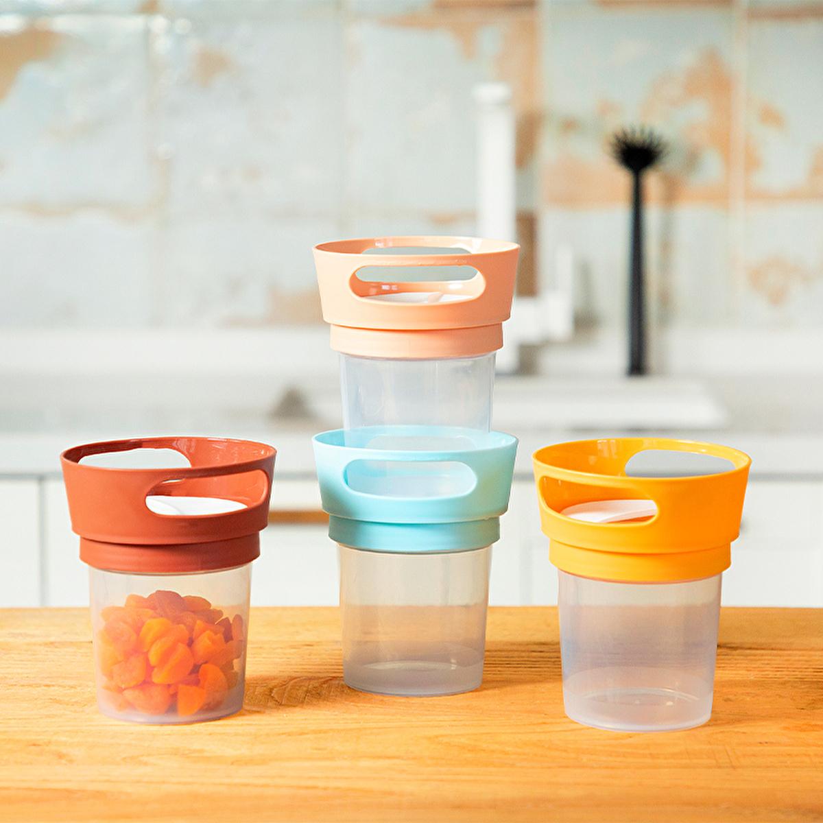 Babyjem Anti-Spill Baby Snack Container - Mess-Free Snacking for Babies & Toddlers on-the-go
