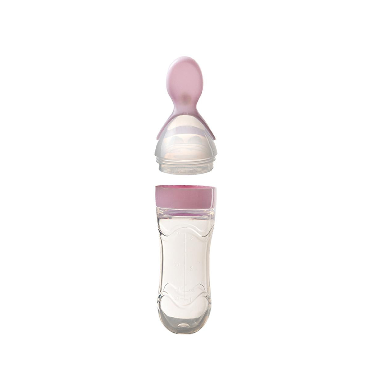 Babyjem Baby Squeeze Spoon - BPA-Free, One-Handed Feeding, Silicone Baby Feeding Utensils, Baby Feeding Accessories, Baby Feeding Spoon