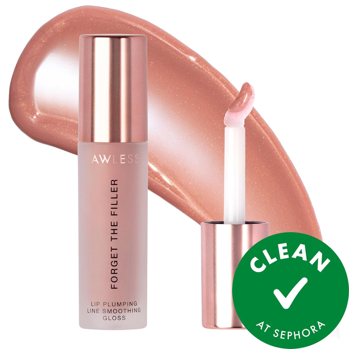 Forget The Filler Lip Plumper Gloss: Hydrating, Smoothing, and Vegan Lip Volume Enhancer
