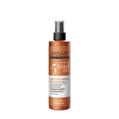 Urban Care Bond Plex No:5 Hair Repair Milk: Vegan, Paraben-Free Treatment for Damaged Hair - Strengthens, Moisturizes & Detangles