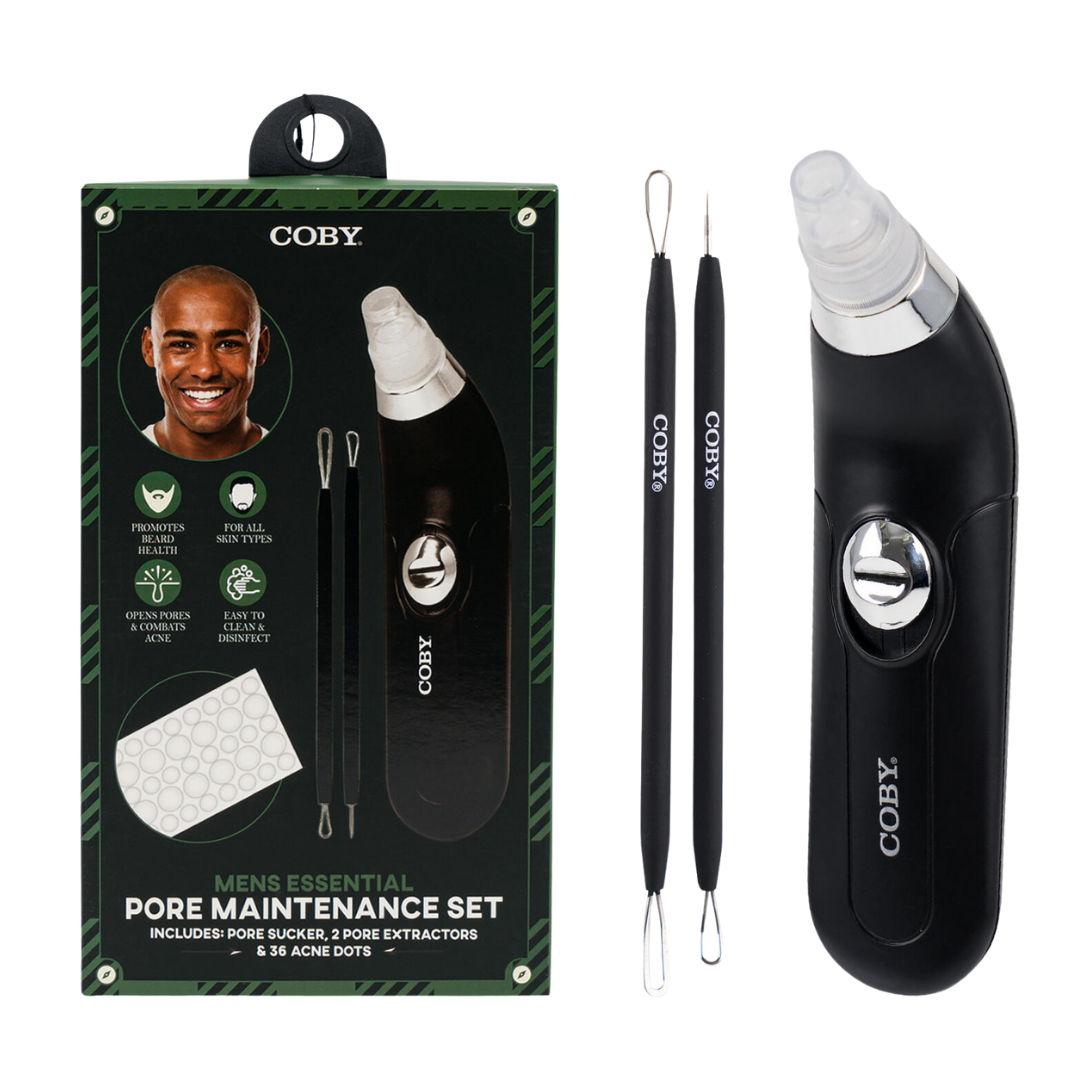 Coby Men's Essential Pore Maintenance Skincare Set (3-Piece)