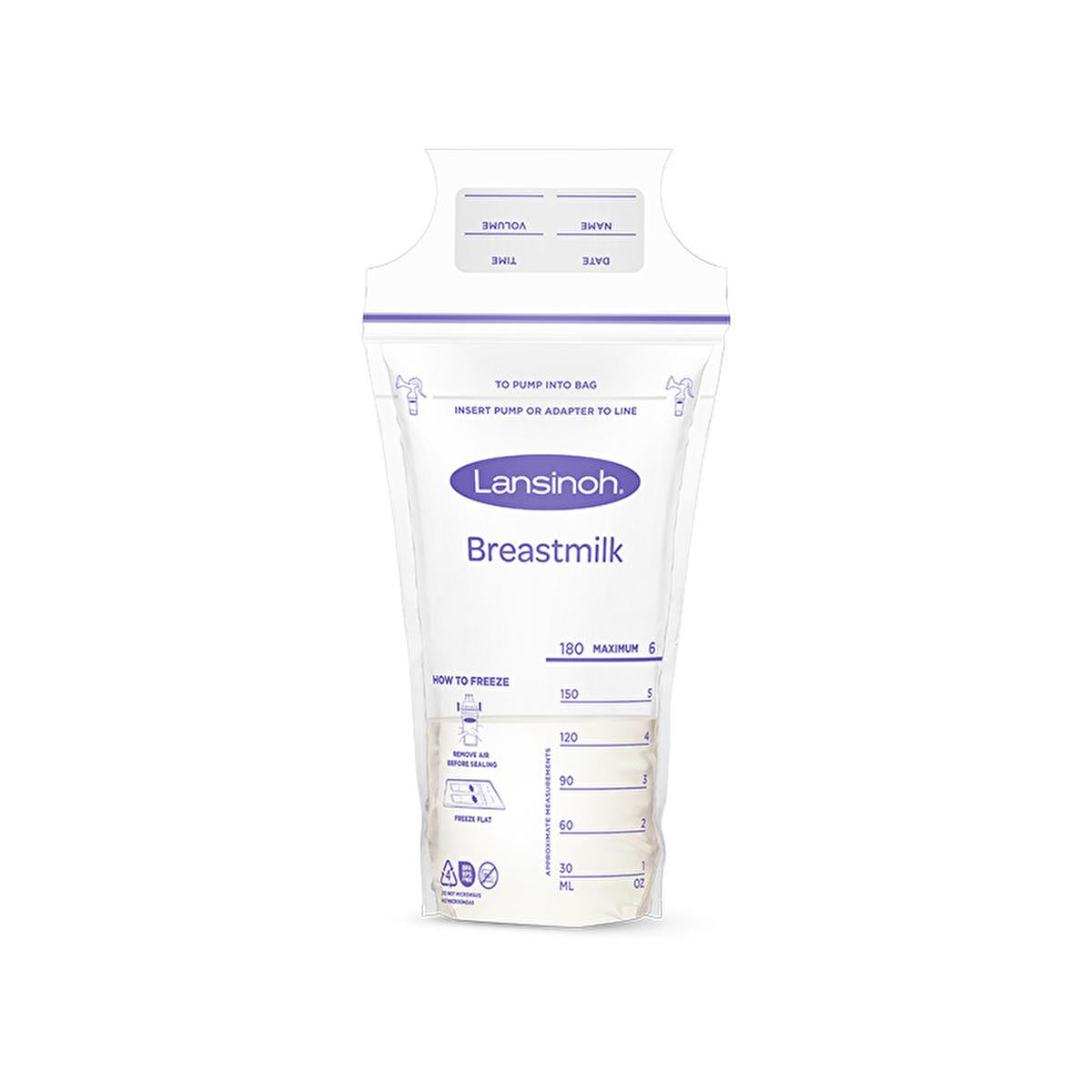 Lansinoh Breast Milk Storage Bags - 25 Count, BPA-Free, Pre-Sterilized