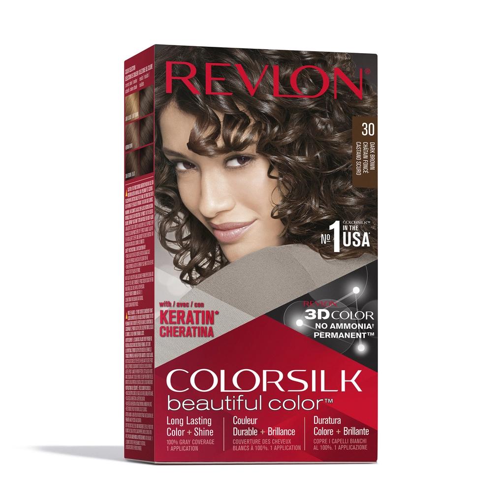 Revlon ColorSilk Beautiful Color Hair Dye 30 Koyu Kahve