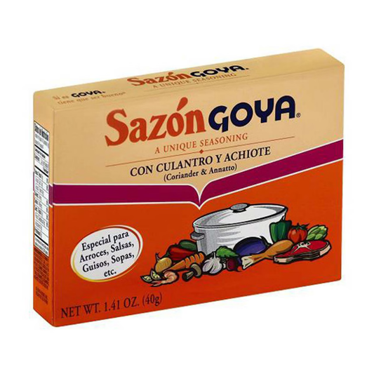 Goya Sazón with Coriander & Annatto (1.41 oz / 8 packets)