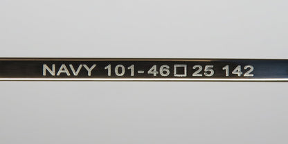 Harry Lary's Navy Eyeglasses