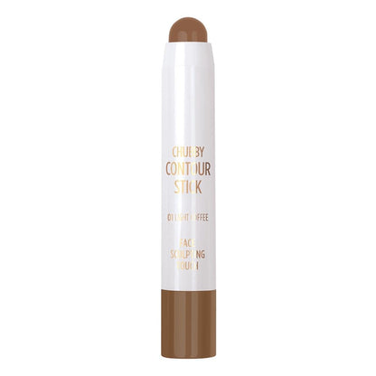 Golden Rose Chubby Contour Stick 3.8g - Light Coffee Shade for Natural Contouring & Nourishing Skin
