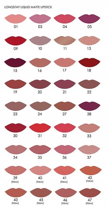 Golden Rose Longstay Liquid Matte Lipstick 24 - Intense Color