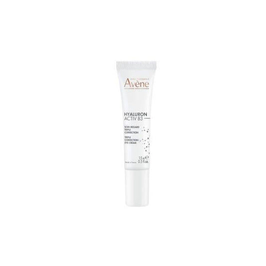 Avene Hyaluron Activ B3 Eye Cream: Triple Correction for Dark Circles, Wrinkles & Sensitive Skin - Hydrating Hyaluronic Acid & Niacinamide Formula