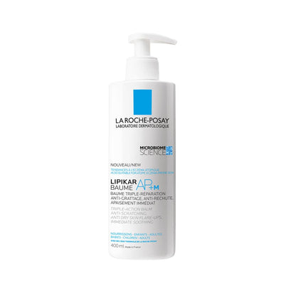 La Roche Posay Lipikar Baume Light AP+ Moisturizing Body Balm for Dry Skin - 13.53 fl oz, Hypoallergenic & Long-Lasting Hydration