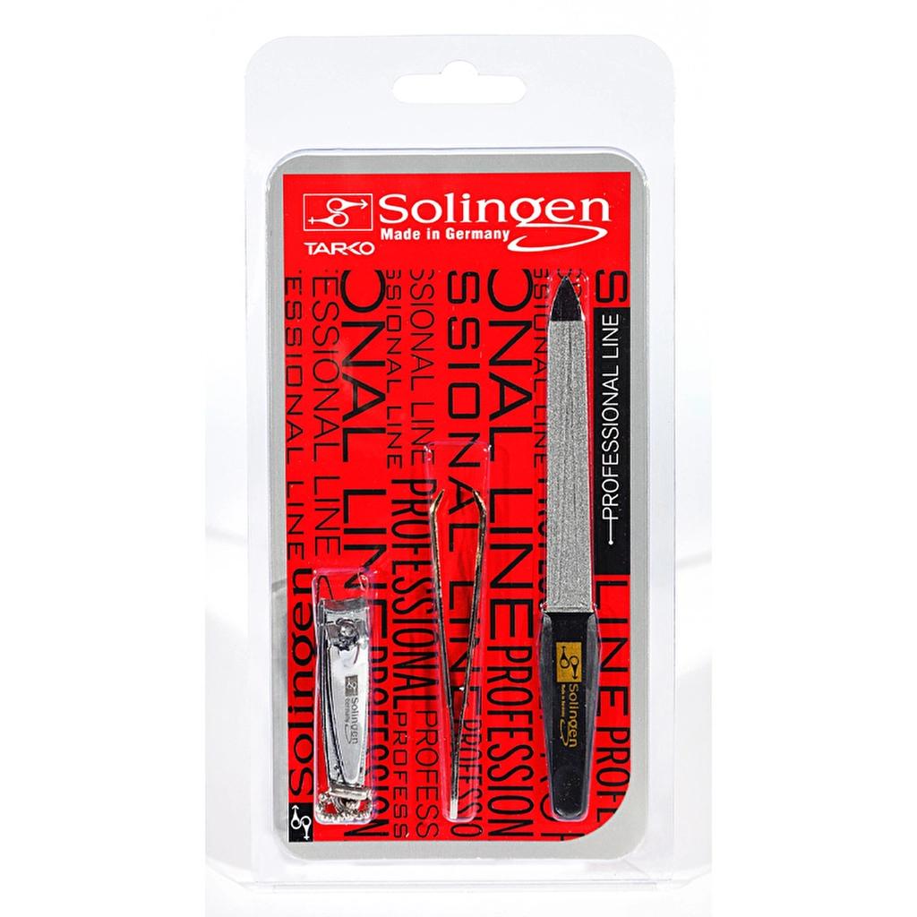 Solingen 3-Piece Manicure Set for Precision Grooming